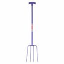 Red Gorilla T-Handle 4 Prong Manure Fork - 114cm (Purple) additional 1