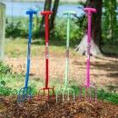 Red Gorilla T-Handle 4 Prong Manure Fork - 114cm (Purple) additional 2