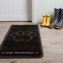 Pet Rebellion Stop Muddy Paws Black Dog Mat additional 1