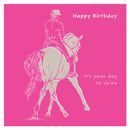 Deckled Edge Colour Block Pony Card additional 14