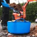 Red Gorilla Small Shallow Multipurpose Flexi Tub - 15 Litre (Red) additional 6