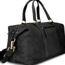 Hoggs Monarch Leather Carryon Holdall Bag - Black additional 2