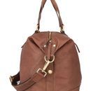 Hoggs Monarch Leather Carryon Holdall Bag - Hazelnut additional 3