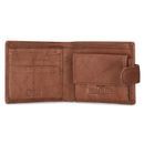 Hoggs Monarch Full Grain Leather Coin Wallet With Tab Closure - Hazelnut additional 2