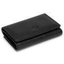 Hoggs Monarch Full Grain Leather Bi-Fold Purse - Black additional 1