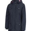 Hoggs Struther Women's Hooded Navy Waterproof Field Coat additional 1