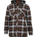 Dickies Men's Long Sleeve Fleeced Flannel Hooded Black Jack Shirt additional 3
