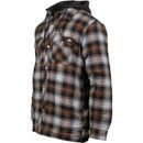 Dickies Men's Long Sleeve Fleeced Flannel Hooded Black Jack Shirt additional 1