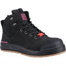 Women's 3056 PR Side Zip Safety Boot Black additional 1