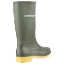 Dunlop Dull Junior Green Wellington Boots additional 2
