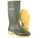 Dunlop Dull Junior Green Wellington Boots additional 3