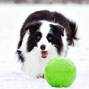 Jolly Pets Virtually Apple Green Indestructible Football Dog Toy additional 3
