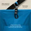 Kurgo Heather Charcoal/BLue Dog Booster Seat additional 2