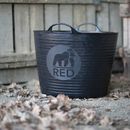 Red Gorilla Recycled Sturdy Tub With Handles - Black additional 2