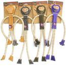 Miro &amp; Makauri Natural Eco-Friendly Leather Monkey Dog Toy additional 1