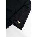 Caterpillar Essentials Short-Sleeve Fitted Cotton T-Shirt - Black additional 3
