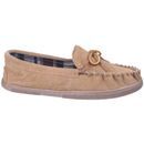 Cotswold Alberta Suede Leather Moccasin Slippers - Cream additional 5