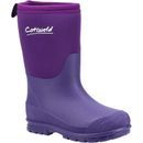 Hilly Neoprene Wellington Boot Purple additional 1