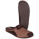 Cotswold Westwell Slip On Faux Suede Slippers - Brown additional 2