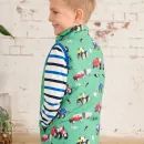 Lighthouse Alex Peagreen Tractor Print Children's Waterproof Gilet additional 6