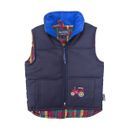 British Country Collection Three Tractors Childrens Gilet additional 1