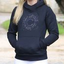 Girl's Coldstream Next Generation Swanlaws Navy Diamante Hoodie additional 2