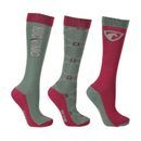 HYCONIC Pattern Socks by Hy Equestrian (Pack of 3) additional 3