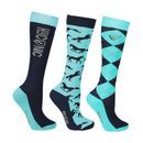 HYCONIC Pattern Socks by Hy Equestrian (Pack of 3) additional 4