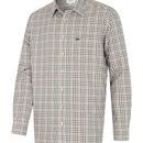 Hoggs Garvock Twill Herringbone Check Shirt - Brown/Green additional 1