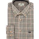 Hoggs Garvock Twill Herringbone Check Shirt - Brown/Green additional 2