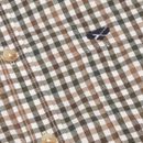 Hoggs Garvock Twill Herringbone Check Shirt - Brown/Green additional 3