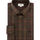 Hoggs Harris Tweed-Style Country Twill Check Shirt - Green additional 2