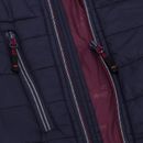 Hoggs Kingston Lightweight Full Quilted Jacket - Navy/Merlot additional 2