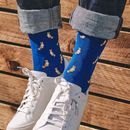 HJ Hall HJ69 Fox Motif Men's Socks - Cobalt Blue (6-11) additional 2