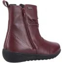 Fleet &amp; Foster Womens Brecknock Dark Red Boots additional 2