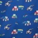 Lighthouse Alex Boys Tractor Print Waterproof Gilet - Navy Blue additional 2