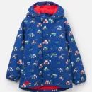 Lighthouse Finlay Boys Tractor Print Waterproof Coat - Navy Blue additional 1