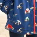 Lighthouse Finlay Boys Tractor Print Waterproof Coat - Navy Blue additional 4