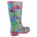 Cotswold Children's Button Heart Print Wellington Boots additional 2
