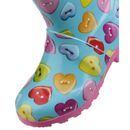 Cotswold Children's Button Heart Print Wellington Boots additional 6