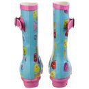 Cotswold Children's Button Heart Print Wellington Boots additional 7
