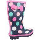Cotswold Dotty Children's Pull-On Multi-Coloured Wellington Boots additional 2