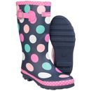 Cotswold Dotty Children's Pull-On Multi-Coloured Wellington Boots additional 3