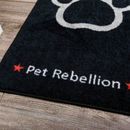 Pet Rebellion Stop Muddy Paws XL Dog Mat Barrier Rug - Black (57cm x 110cm) additional 3