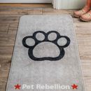 Pet Rebellion Stop Muddy Paws XL Dog Mat Barrier Rug - Grey (57cm x 110cm) additional 2