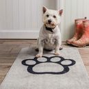 Pet Rebellion Stop Muddy Paws XL Dog Mat Barrier Rug - Grey (57cm x 110cm) additional 1