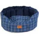 House of Paws Check Tweed Oval Snuggle Bed additional 2