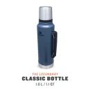 Stanley Classic Hot &amp; Cold Insulated Steel Drinks Bottle - 1 Litre (Hammerton Lake Blue) additional 4