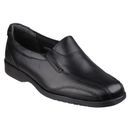 Amblers Merton Black Ladies Slip-On Shoes additional 1