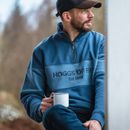 Hoggs Dumfries 1888 Gents Sea Blue/Vintage Blue 1/4 Zip Sweatshirt additional 1